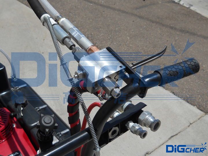 D380HP手推式交通标线清除机手柄