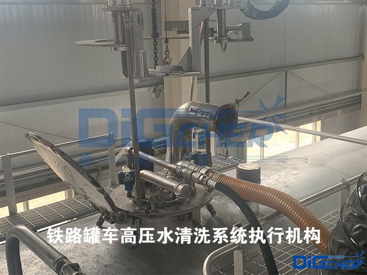 铁路罐车高压水清洗系统执行机构
