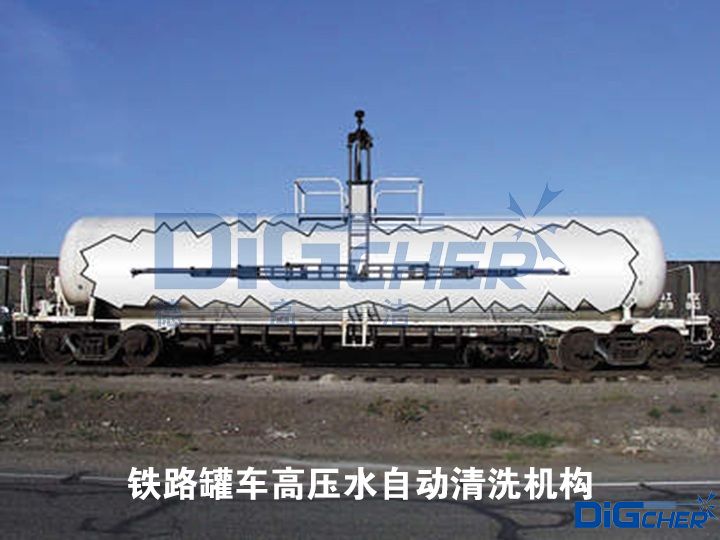 铁路罐车高压水自动清洗机构