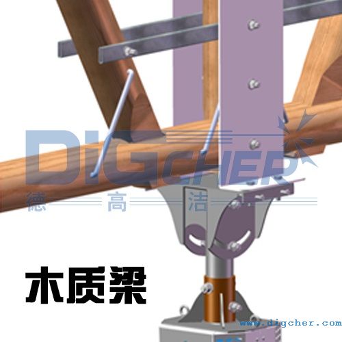 HVLS工业大吊扇木质梁安装方法