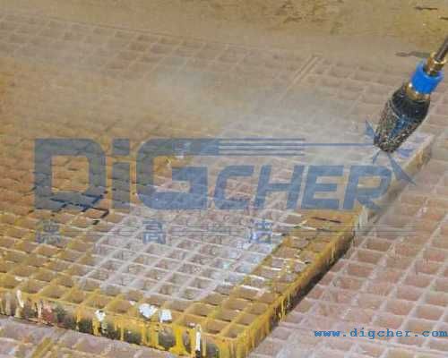 汽车涂装生产线喷漆室格栅板清洗