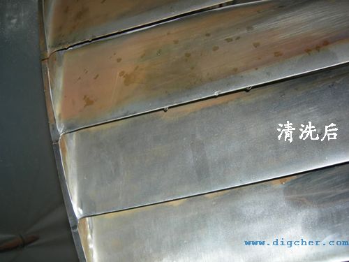 汽轮机叶片清洗后