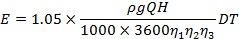 矿井排水泵的年耗电量计算公式