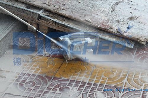 高压水射流铸件型壳清理